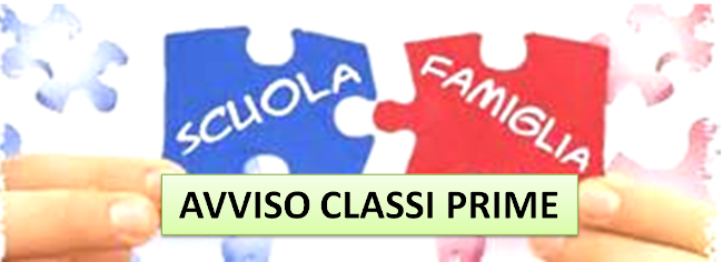 Avviso per le classi prime