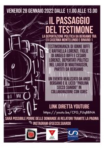 Passaggio del testimone, giornata della memoria